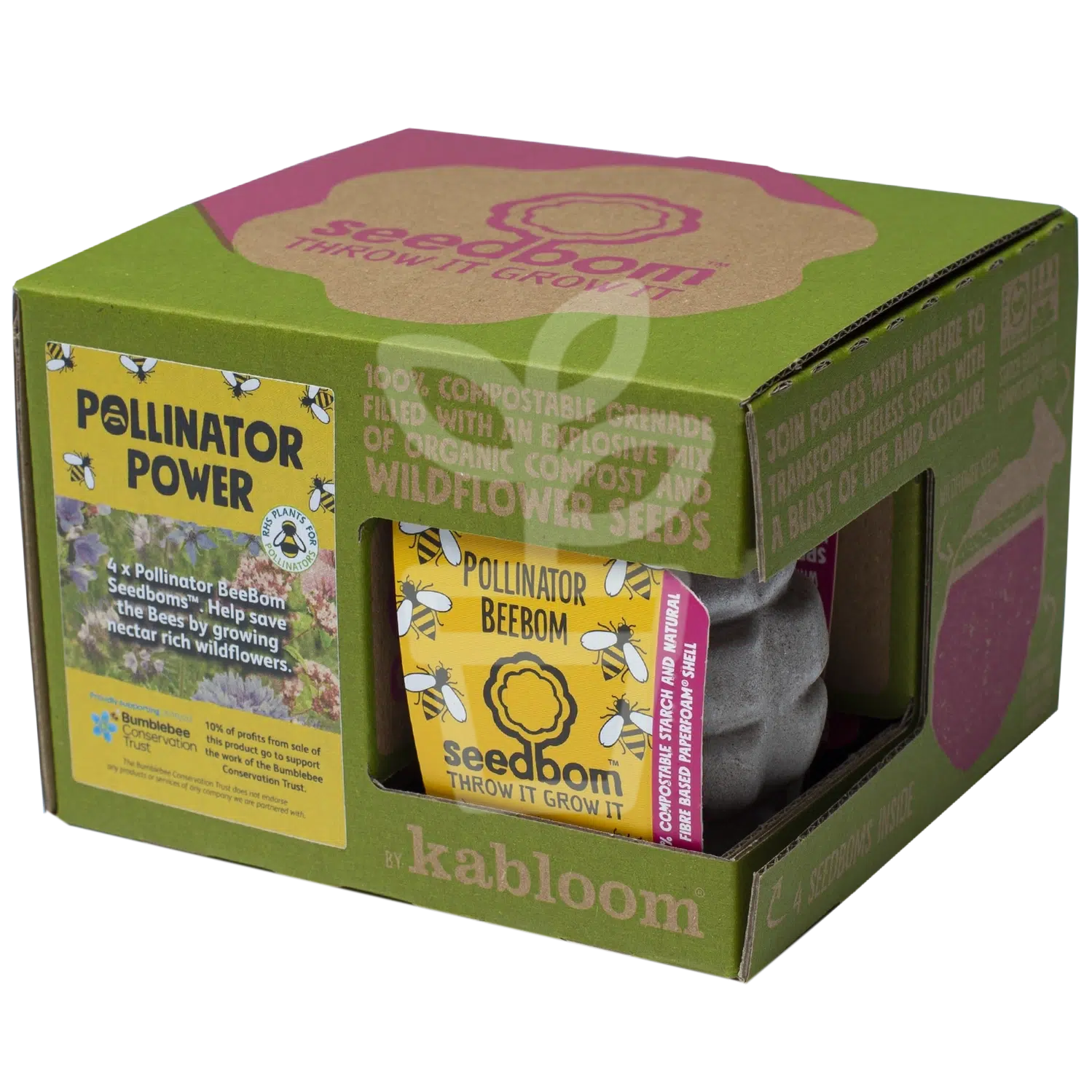 Pollinator Power Seedbom Gift Box - Plantila