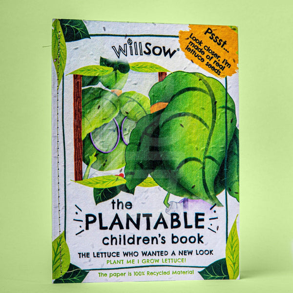 Willsow Plantable Childrens Book - Lettuce
